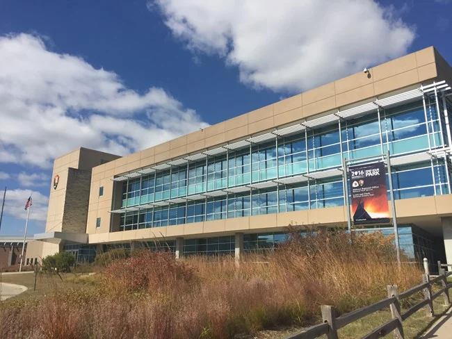 The National Park Service regional office building in Omaha, which houses the Lewis and Clark visitor centre